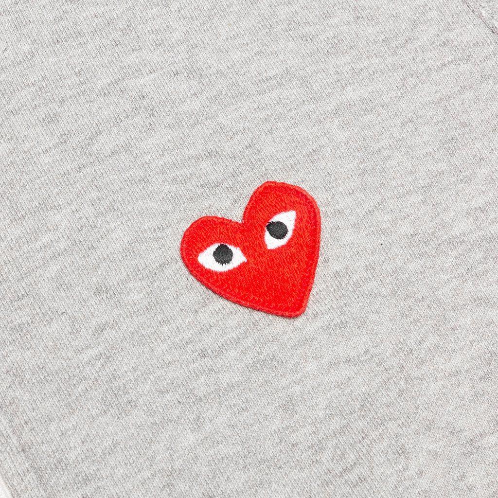 Multi Heart Zip Sweatshirt - Grey Male Product Image