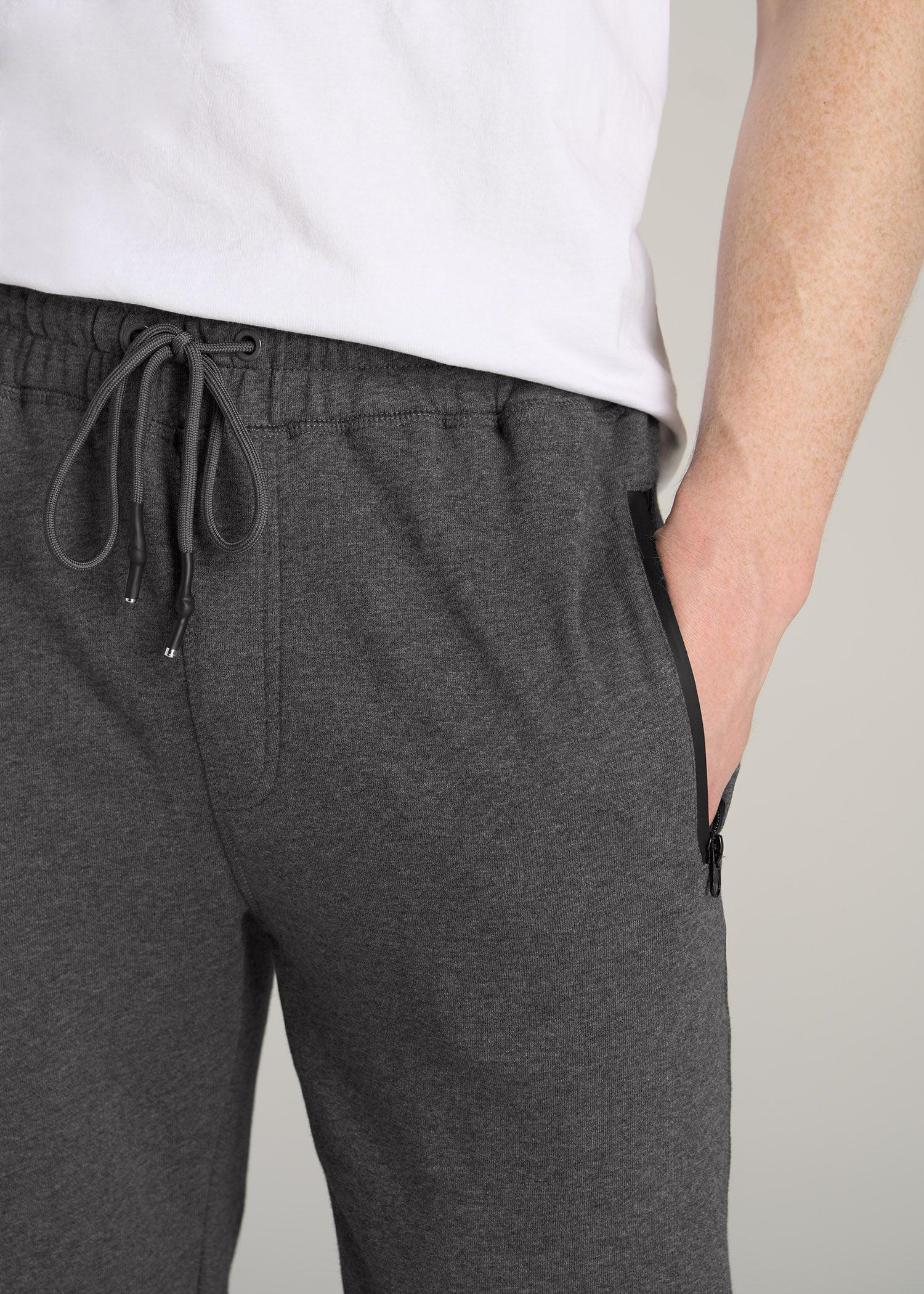 Wearever French Terry Men's Tall Joggers in Charcoal Mix Product Image