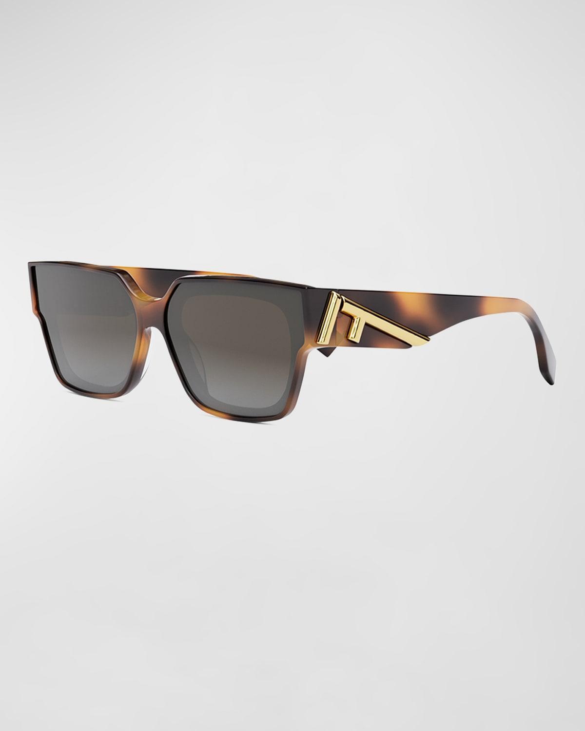 FENDI Womens FENDI First 63mm Rectangle Sunglasses Product Image
