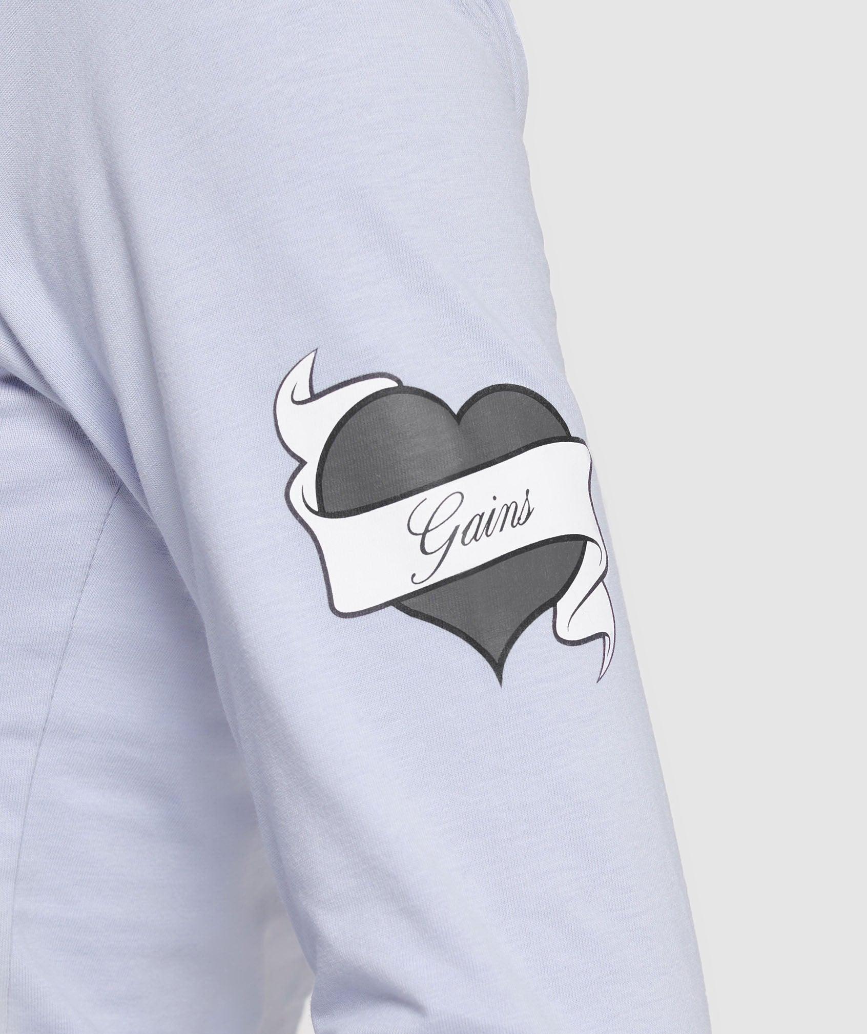 Tattoo Midi Long Sleeve T-Shirt Product Image