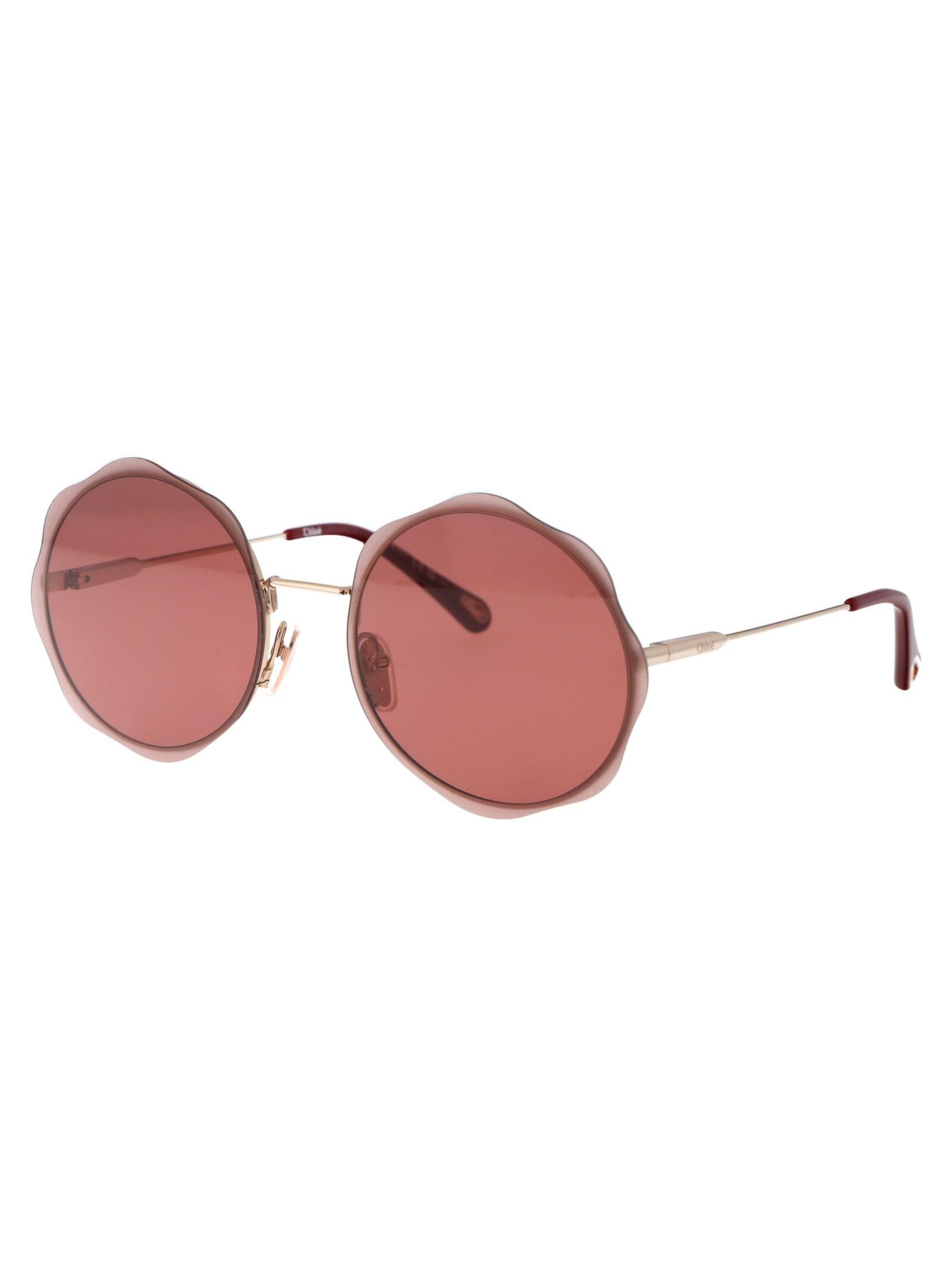 CHLOÉ Chloe Sunglasses In Red Product Image