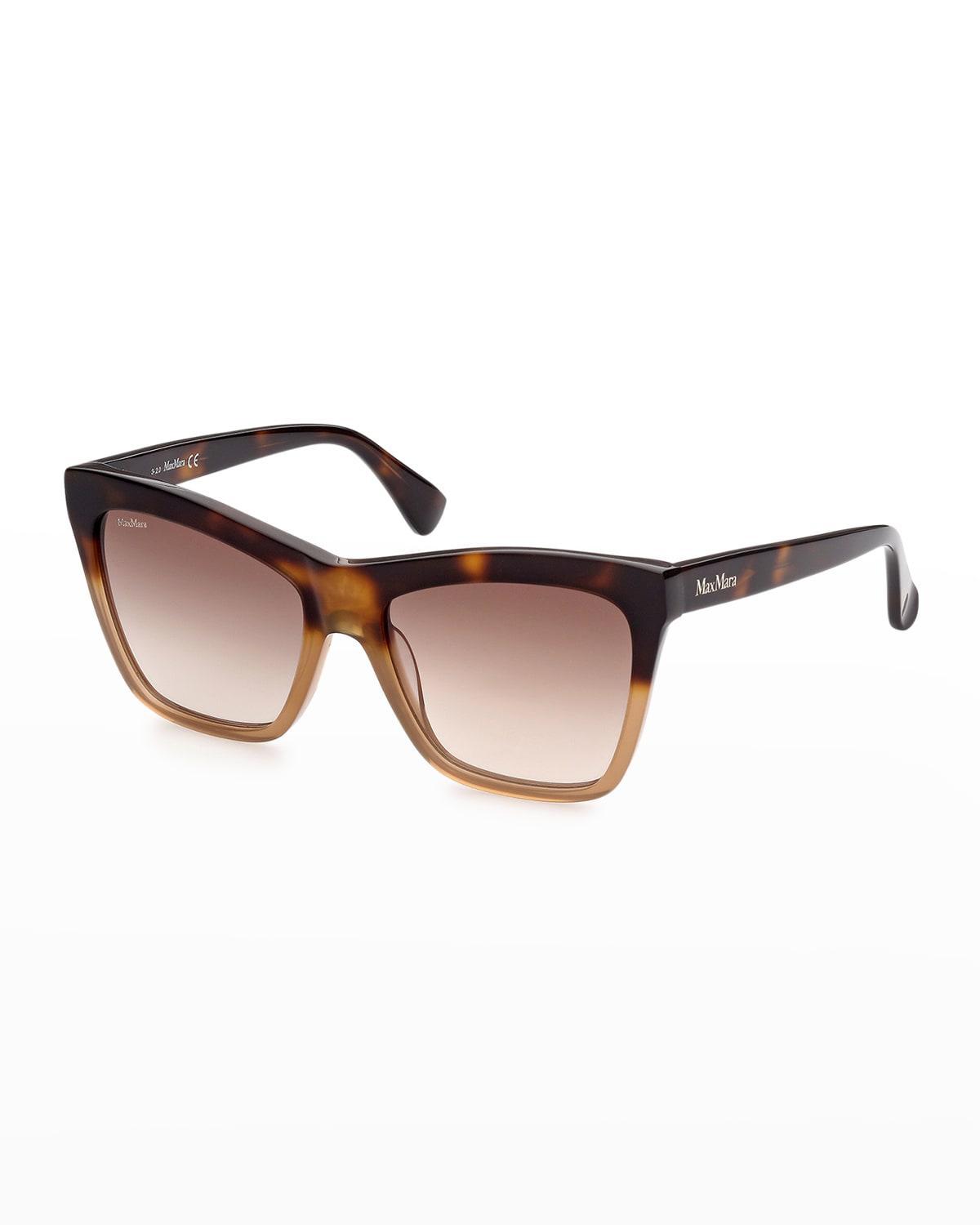 Womens 55MM Geometric Sunglasses Product Image