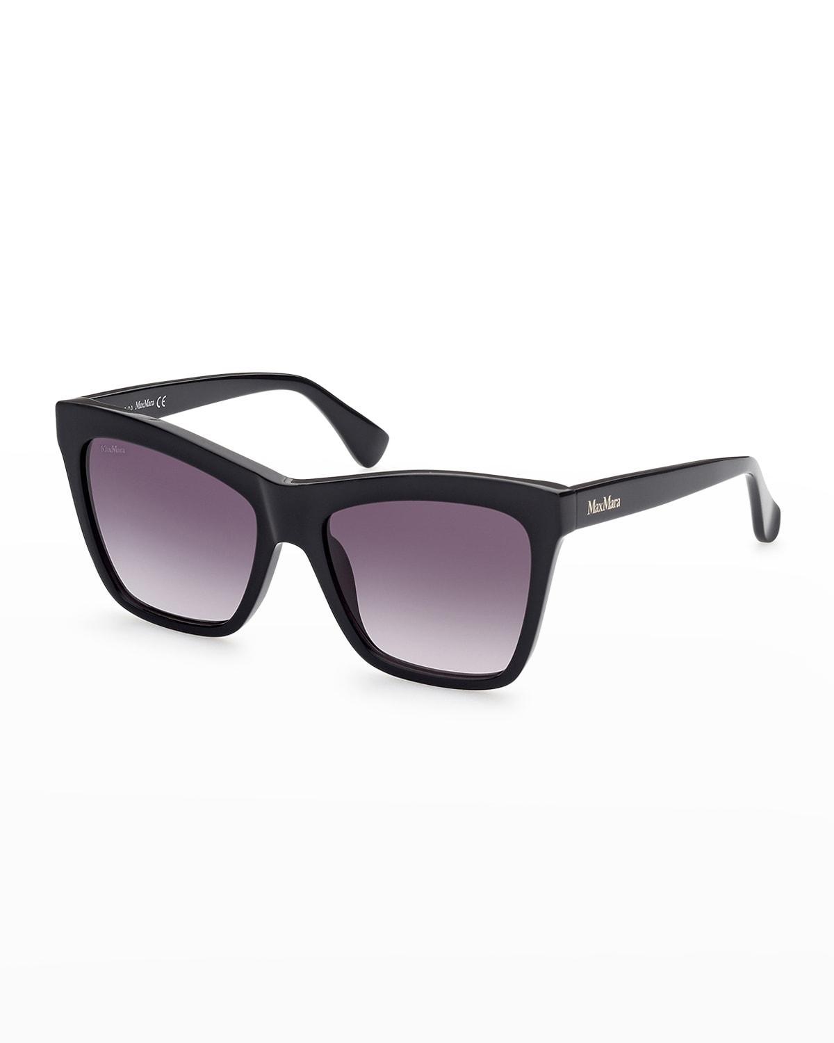 Womens 55MM Geometric Sunglasses Product Image
