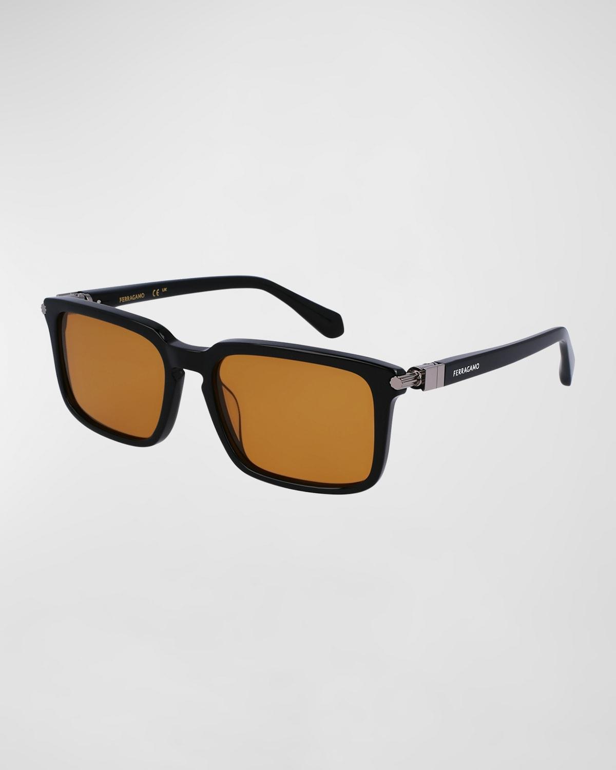 Ferragamo Prisma Rectangular Sunglasses, 56mm Product Image