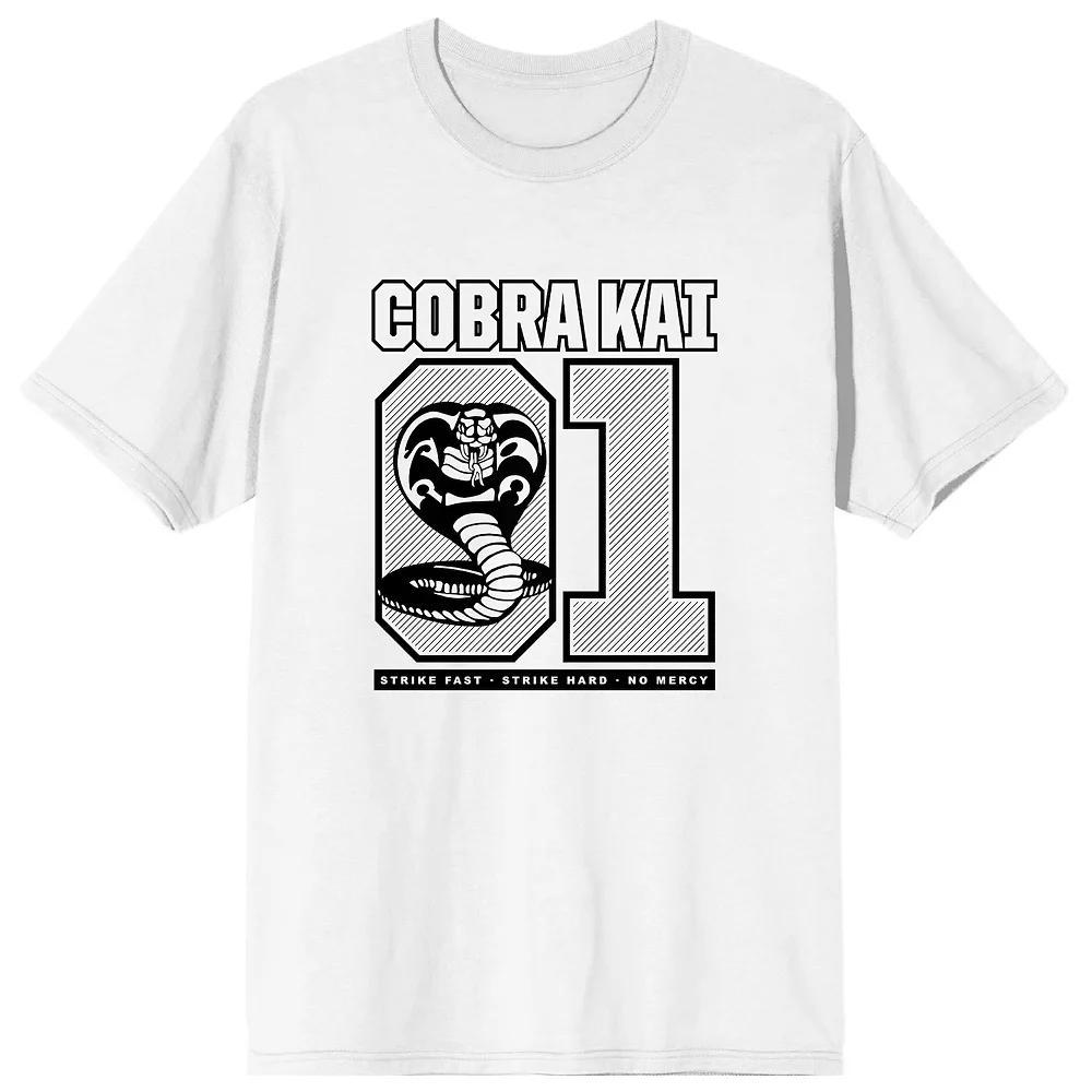 Men's Cobra Kai 01 Strike Fast Tee, Size: Large, White Product Image