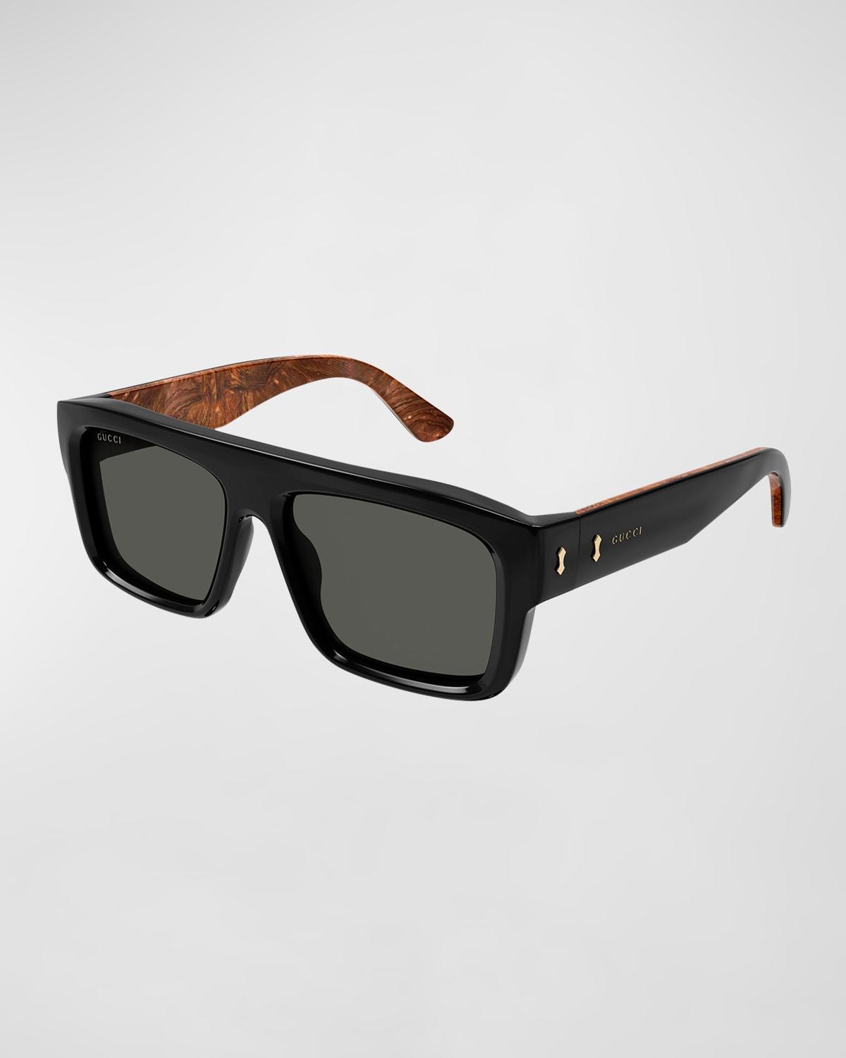 Mens Decor Squared Recycled Acetate Sunglasses Product Image