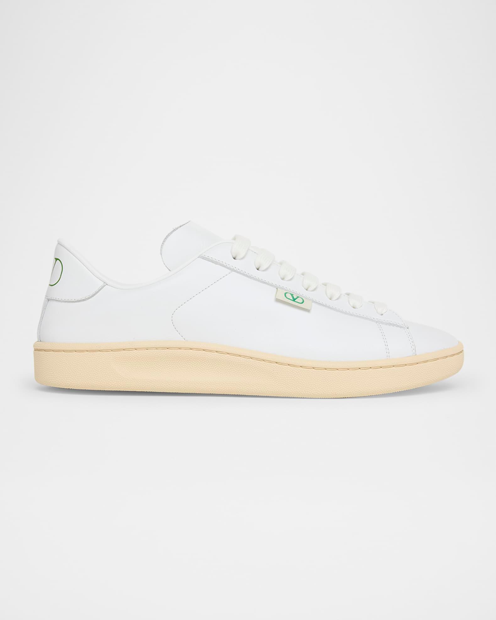 Mens Royco V Logo Calfskin Low-Top Sneakers Product Image