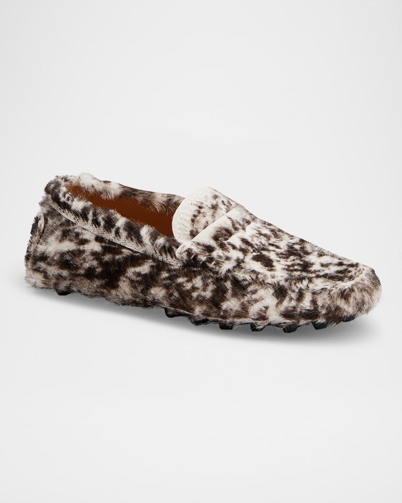 Gommino Macro Calf Hair Loafers Product Image