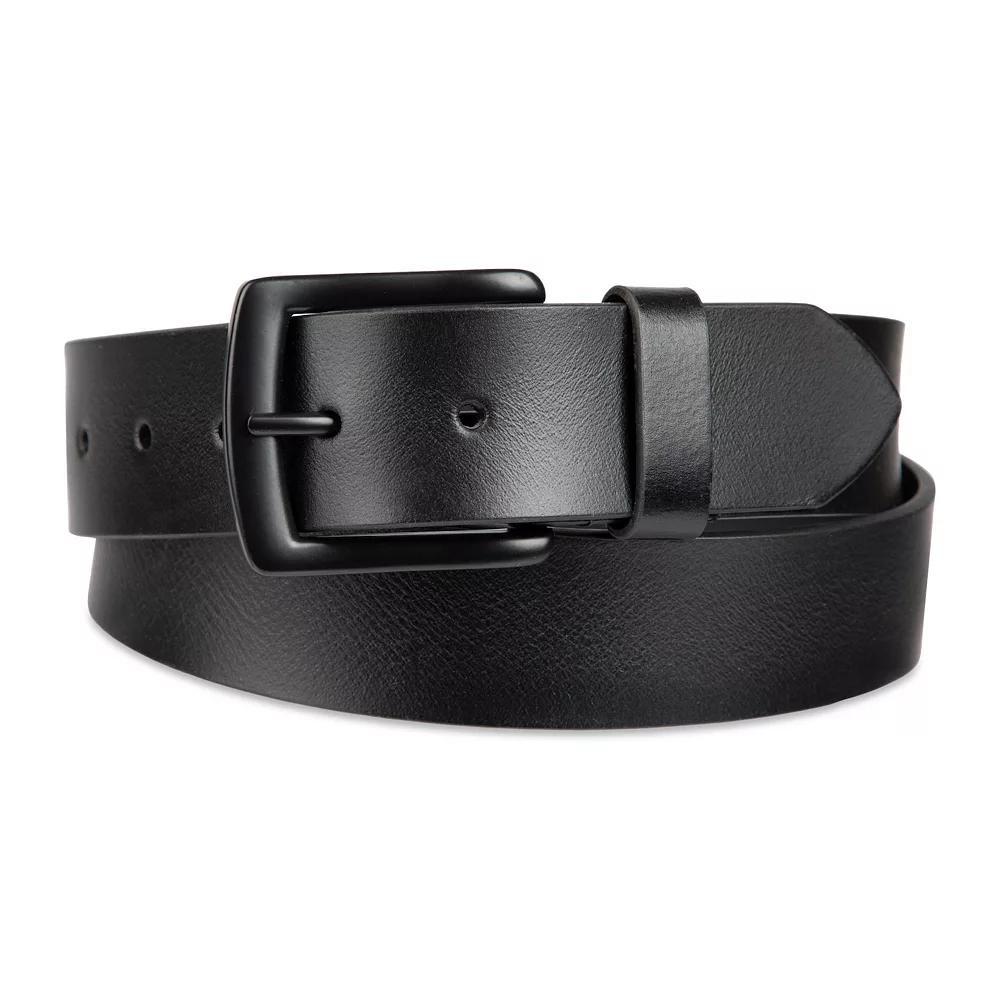 Men's Sonoma Goods For Life® Everyday Casual Genuine Leather Belt, Size: Medium, Black Product Image