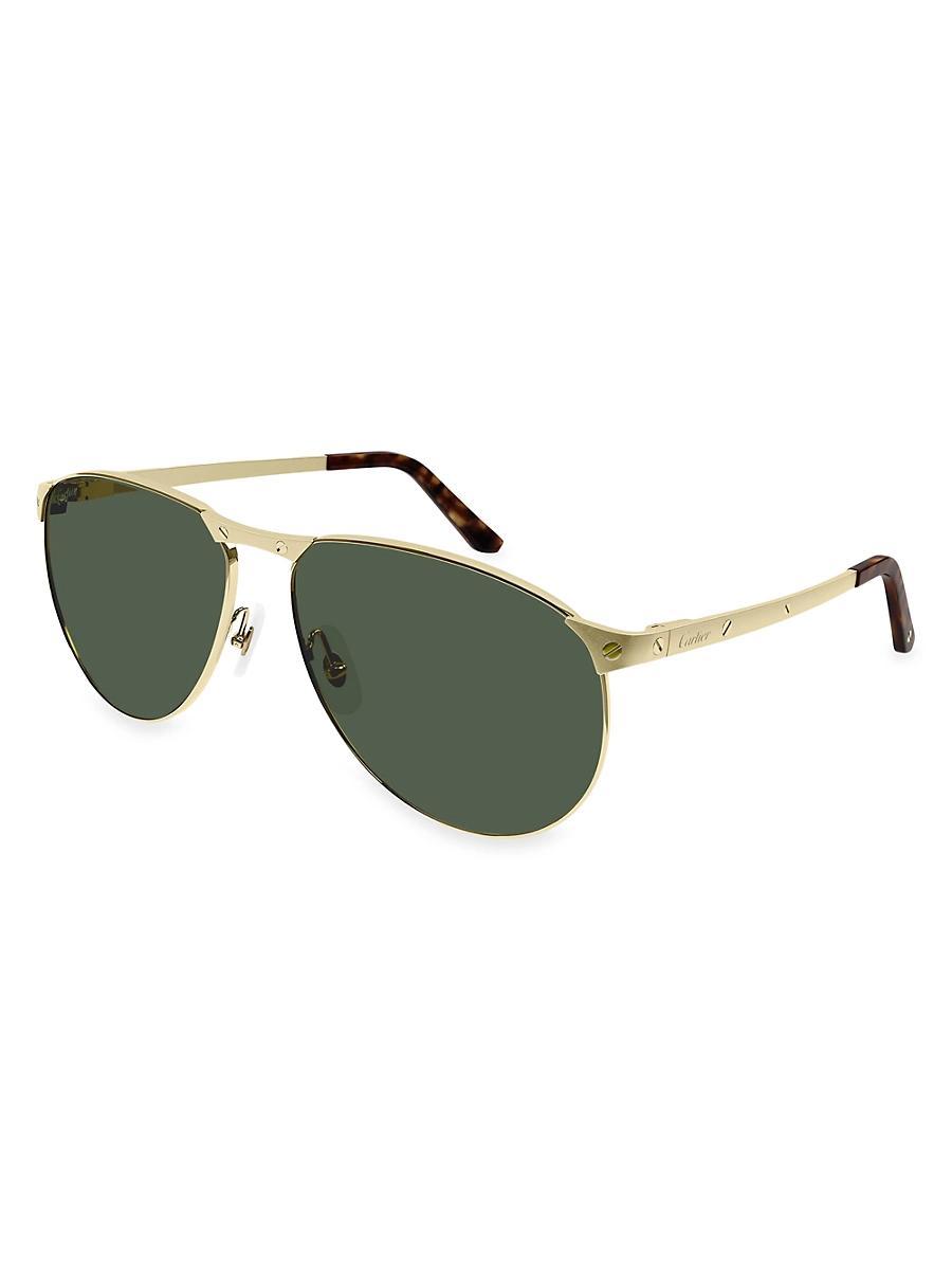 Mens Metal Aviator Sunglasses Product Image