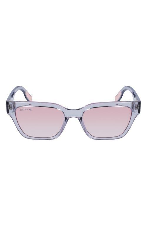 Lacoste Womens L6002S 53mm Rectangle Sunglasses Product Image