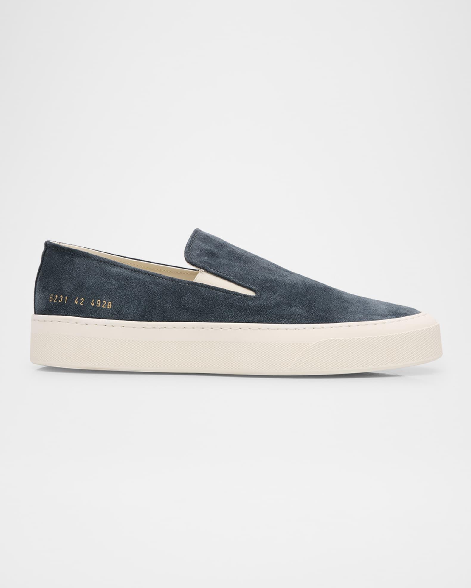 Men's Suede Slip-On Sneakers Product Image