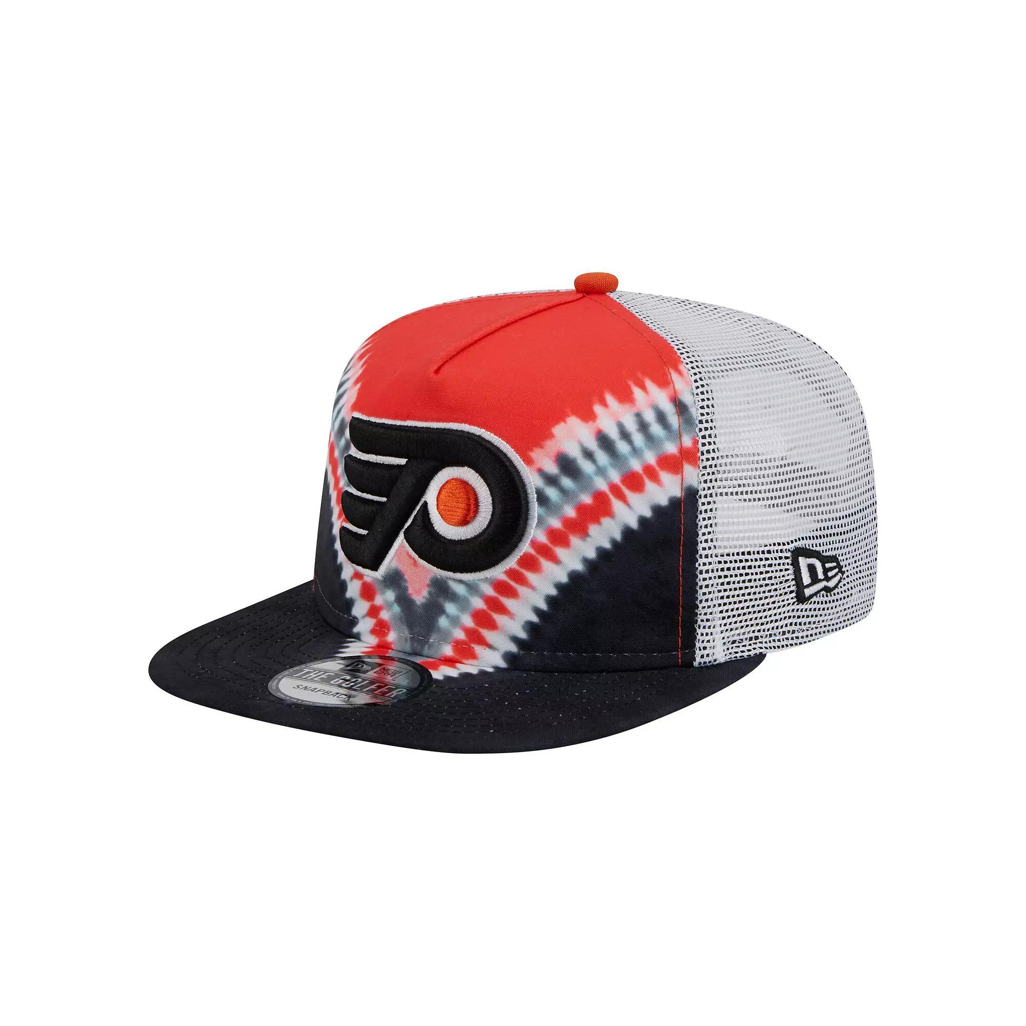 Men's New Era Green/Black New York Jets Throwback Dye Golfer Snapback Hat Product Image