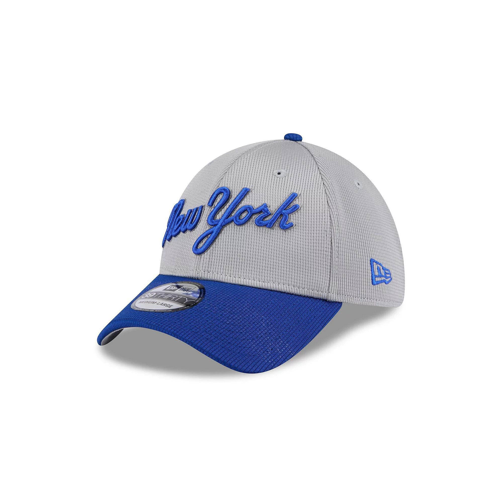 Men's New Era  Gray/Royal New York Mets 2025 Batting Practice 39THIRTY Flex Hat, Size: Medium/Large, Grey Product Image