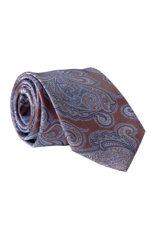 Elizabetta Cortina - Silk Jacquard Tie for Men in Copper at Nordstrom Product Image