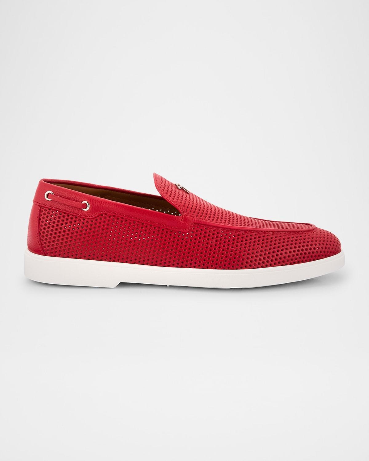 Men's Berth 10 Perforated Leather Loafers Product Image