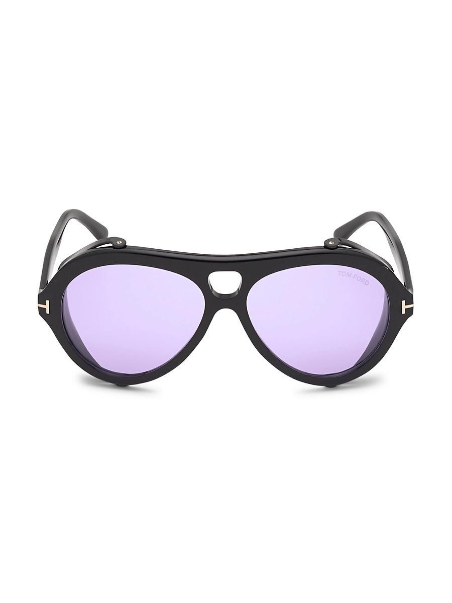 Mens Neughman 60MM Pilot Sunglasses Product Image