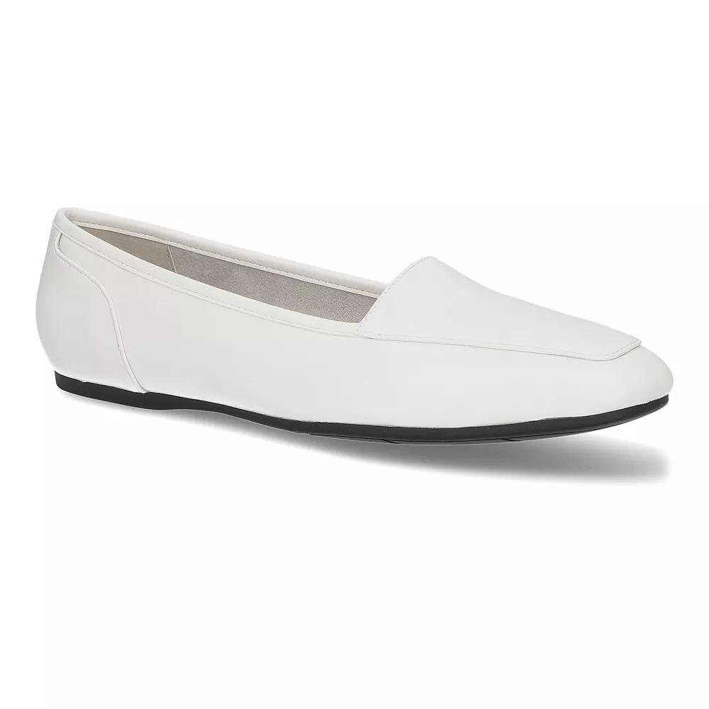 Easy Street Thrill Women's Flats, Size: 11 Wide, White Product Image