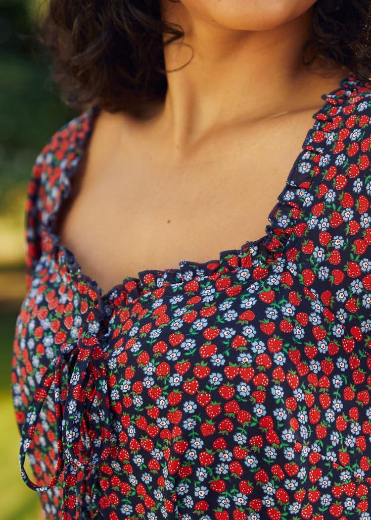 Nostalgic Sweetheart Fit & Flounce Dress Product Image