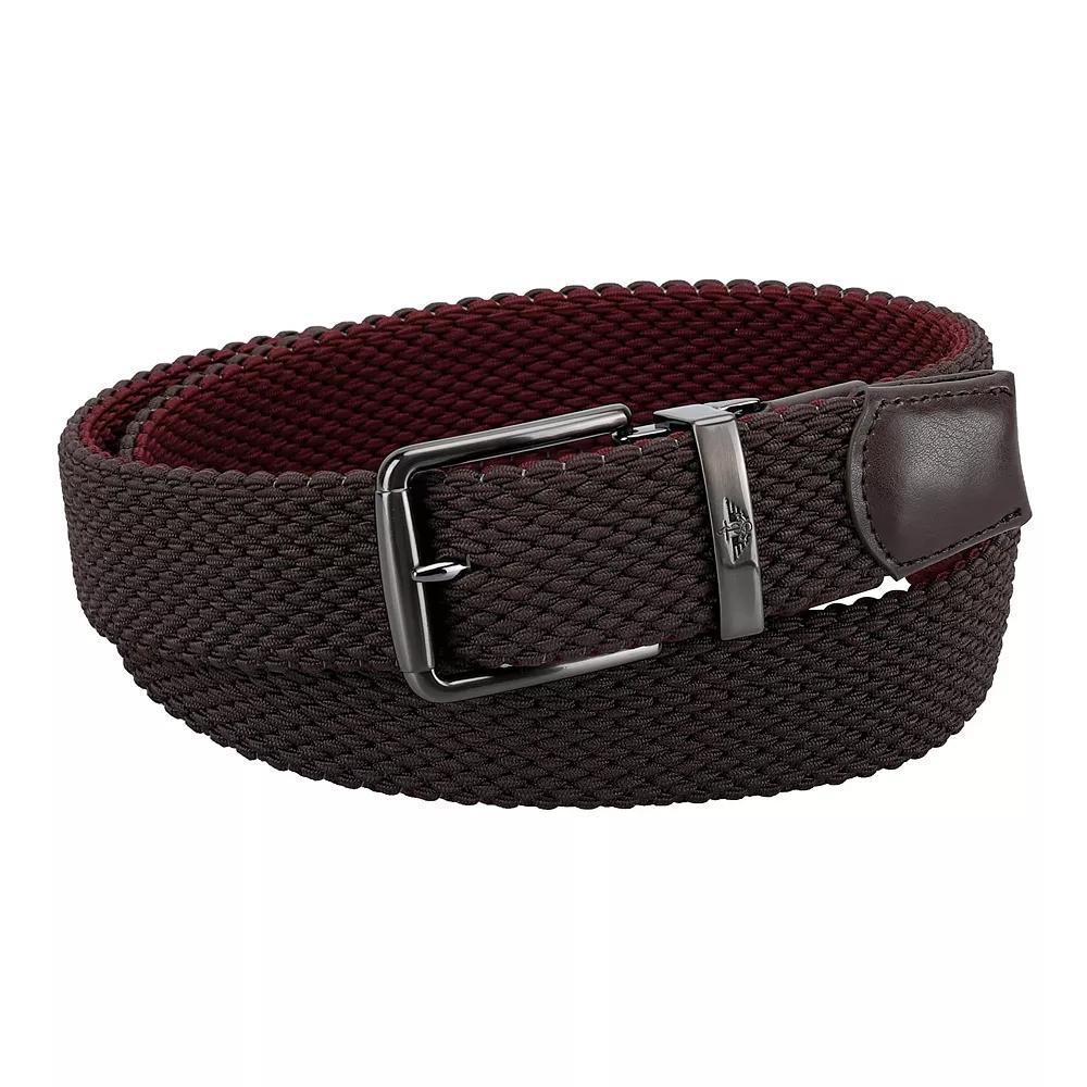 Mens Dockers 2-in-1 Reversible Stretch Braided Web Belt Product Image