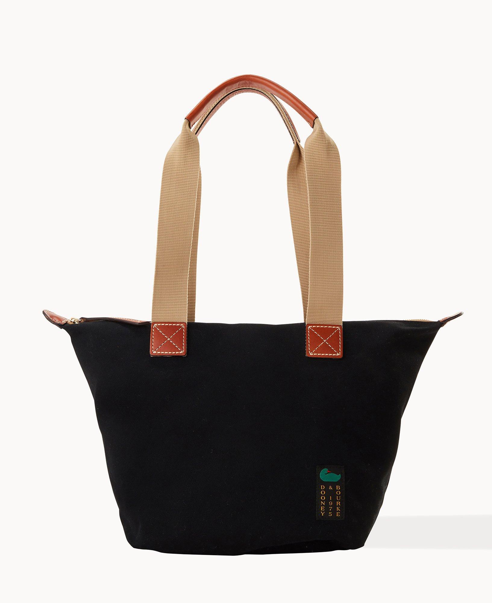 Dooney & Bourke Womens Canvas Carryall 28 Fabric Tote Bag in Black Product Image