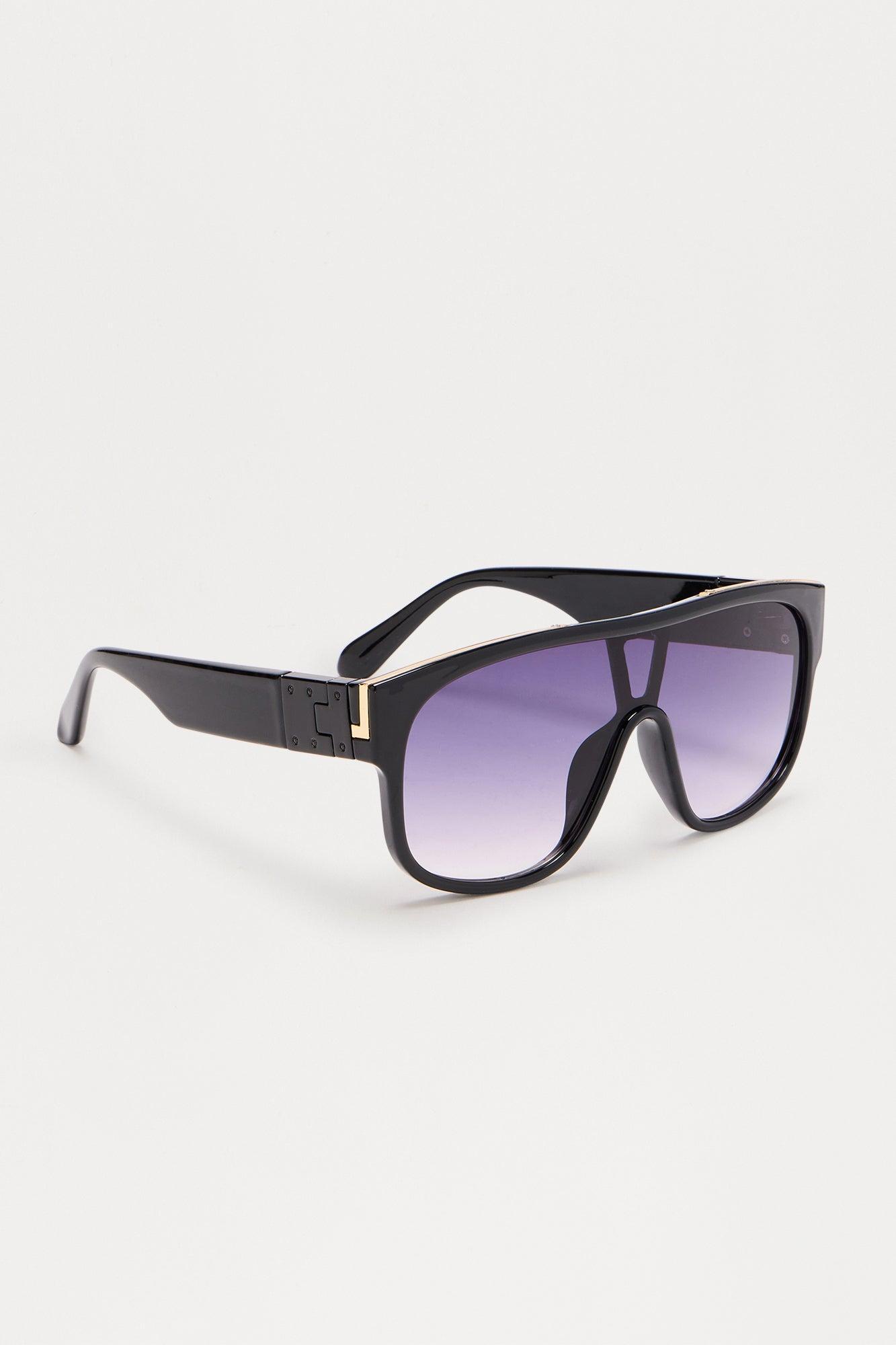 Luxe Glare Sunglasses - Black Male Product Image