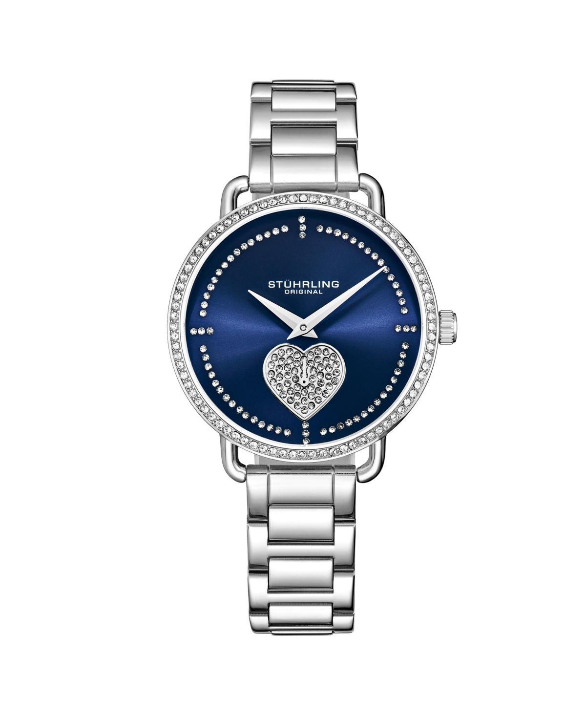 Womens Black Case and Bracelet, Crystal Studded Black Dial Watch Product Image
