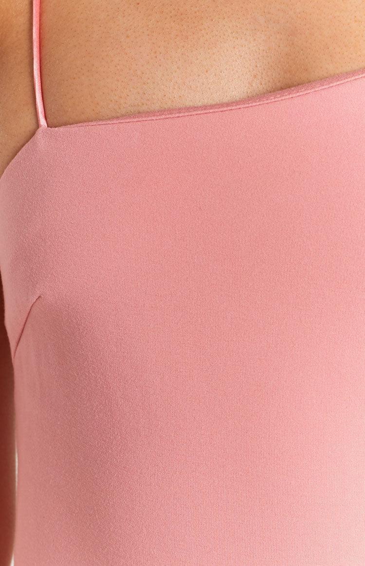 Cecilia Bodycon Midi Dress Pink Product Image