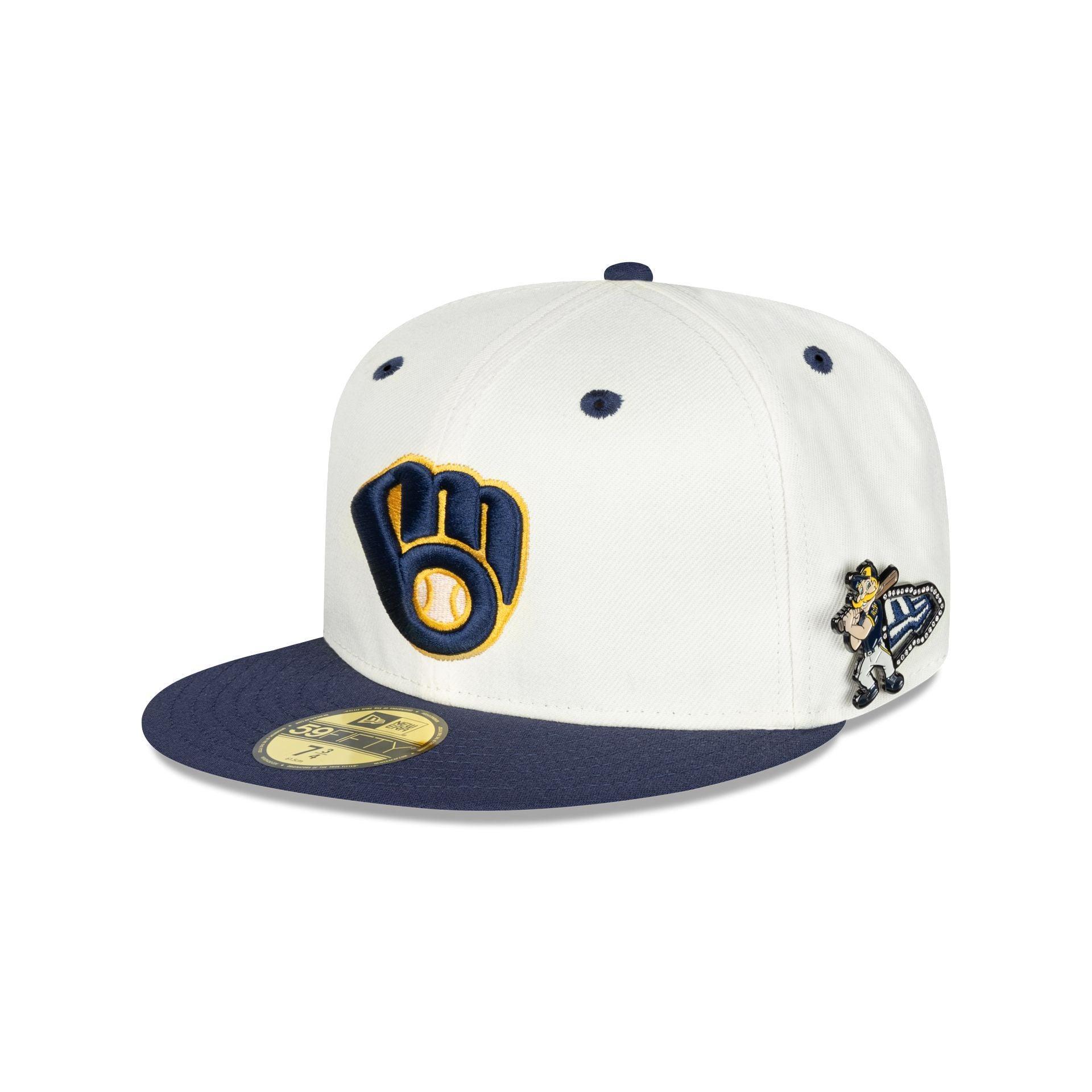 Milwaukee Brewers Mascot Pin 59FIFTY Fitted Hat Male Product Image