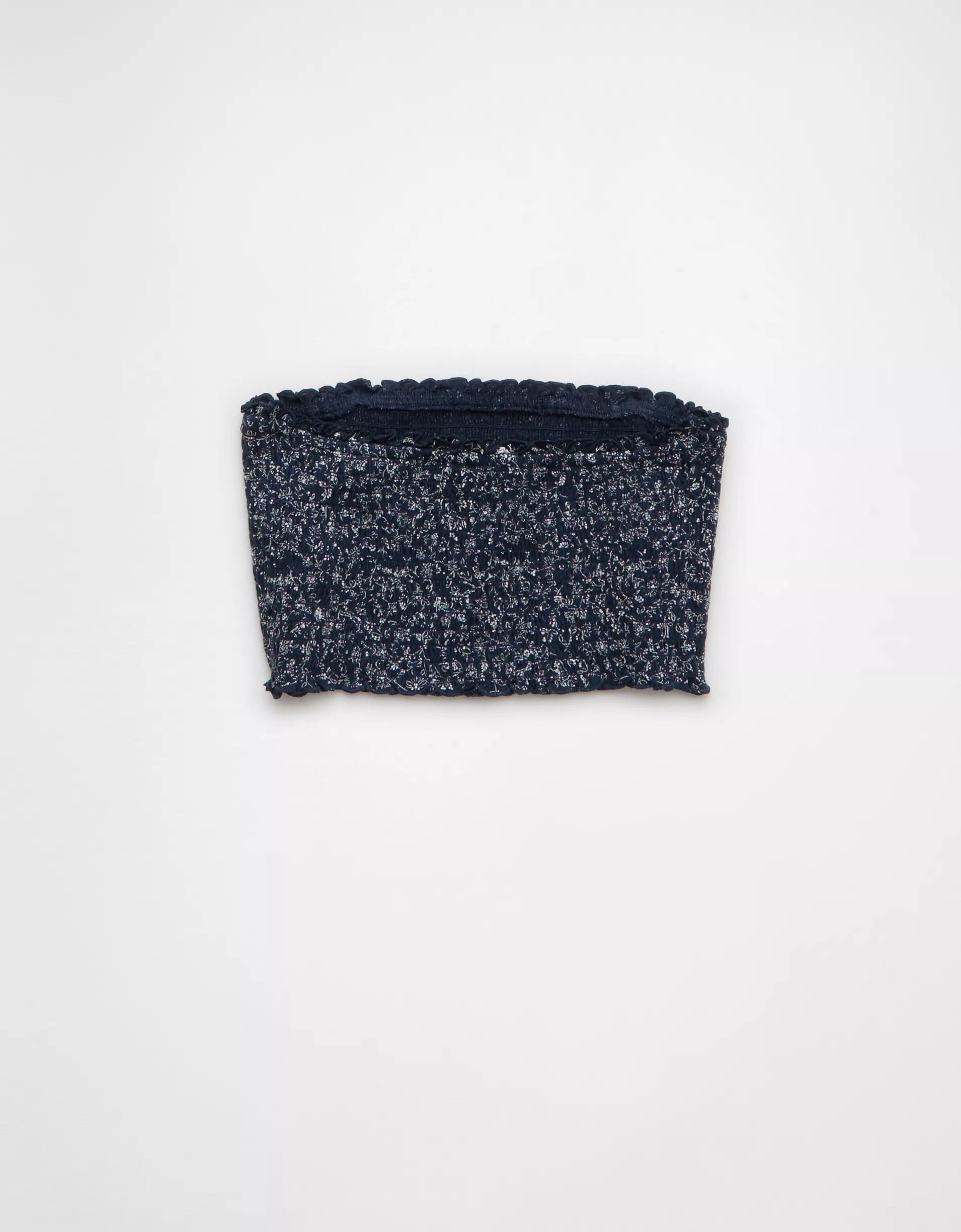 AE Sunchaser Knit Smocked Bandeau Product Image