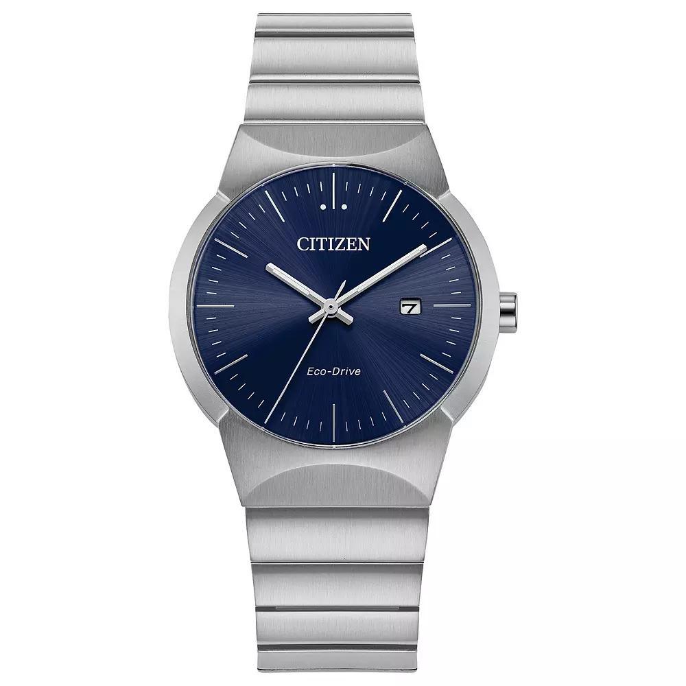 Citizen Womens Eco-Drive Modern Axiom Gold Tone Stainless Steel Black Dial Bracelet Watch Product Image