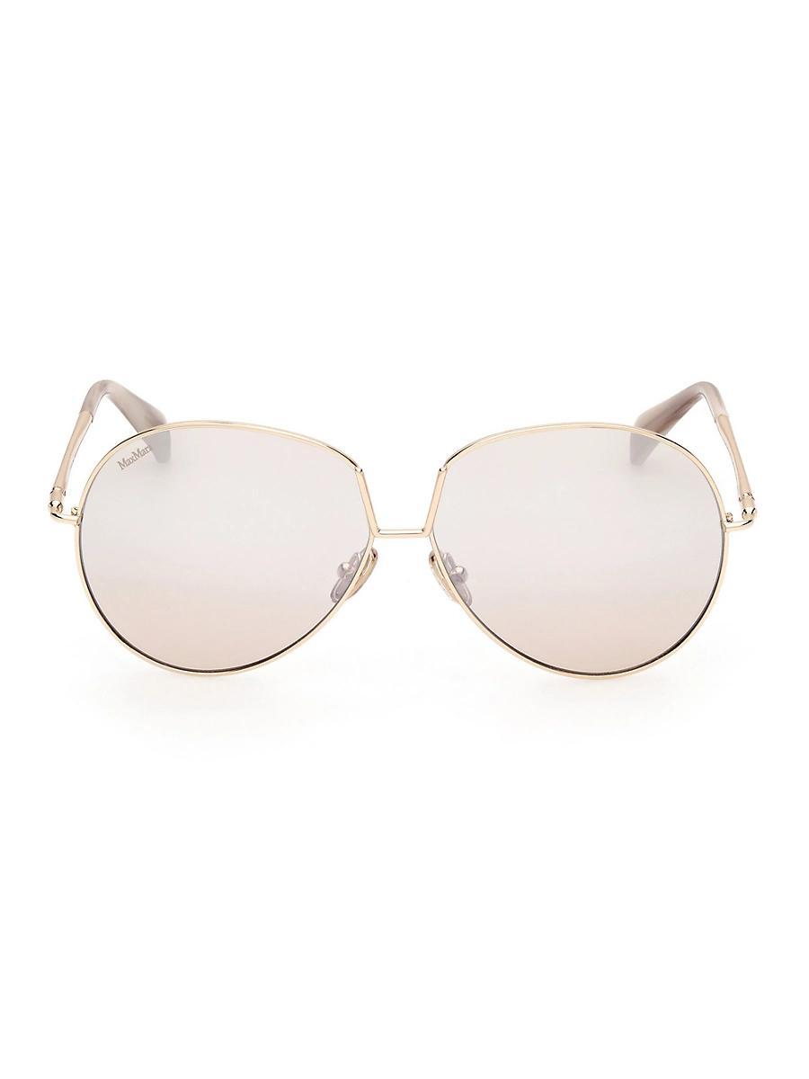 Womens Design8 60MM Aviator Sunglasses Product Image
