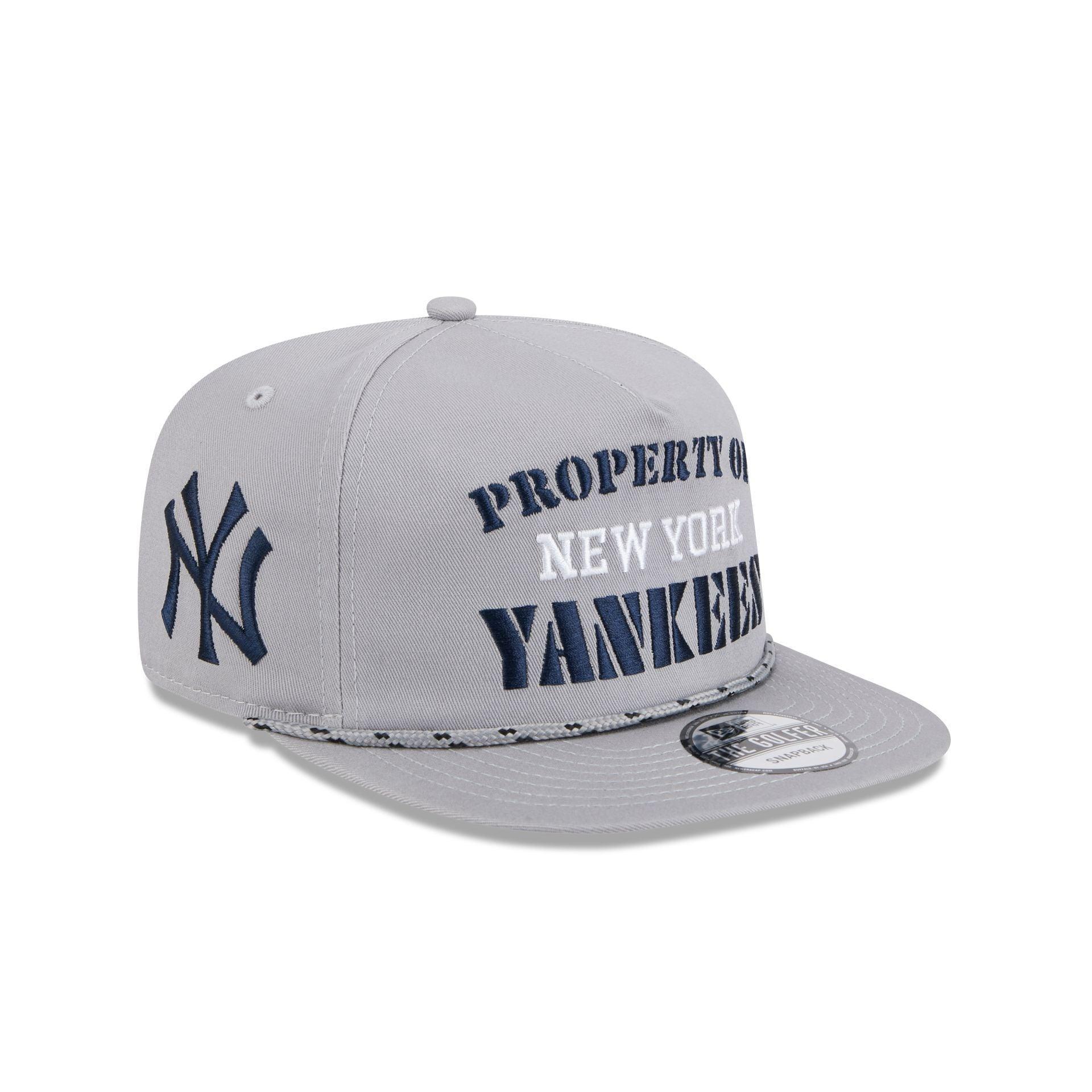 New York Yankees Vintage Gray Rope Golfer Hat Male Product Image