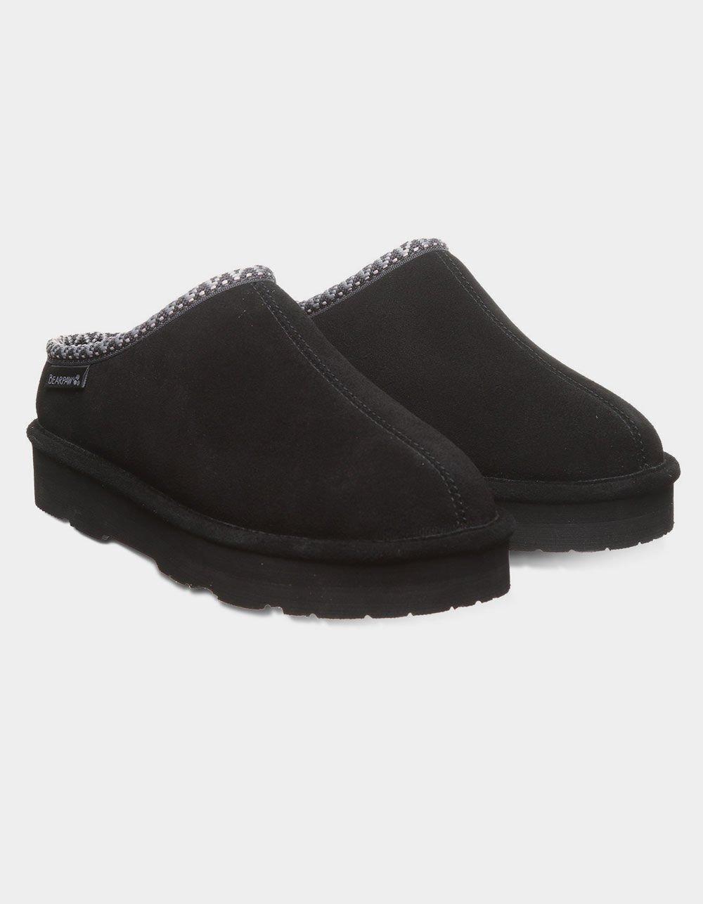 BEARPAW Martis Womens Suede Slippers - BROWN Product Image