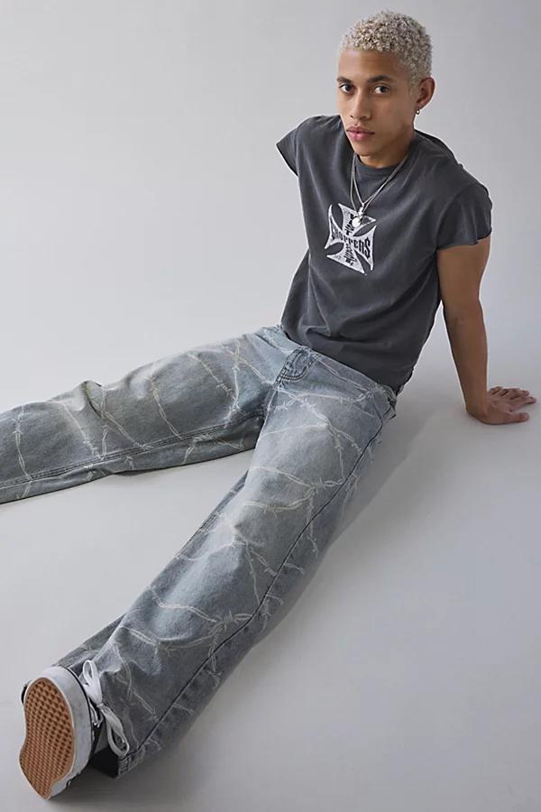 BDG Nitro Barbed Wire Baggy Fit Jean Mens at Urban Outfitters Product Image