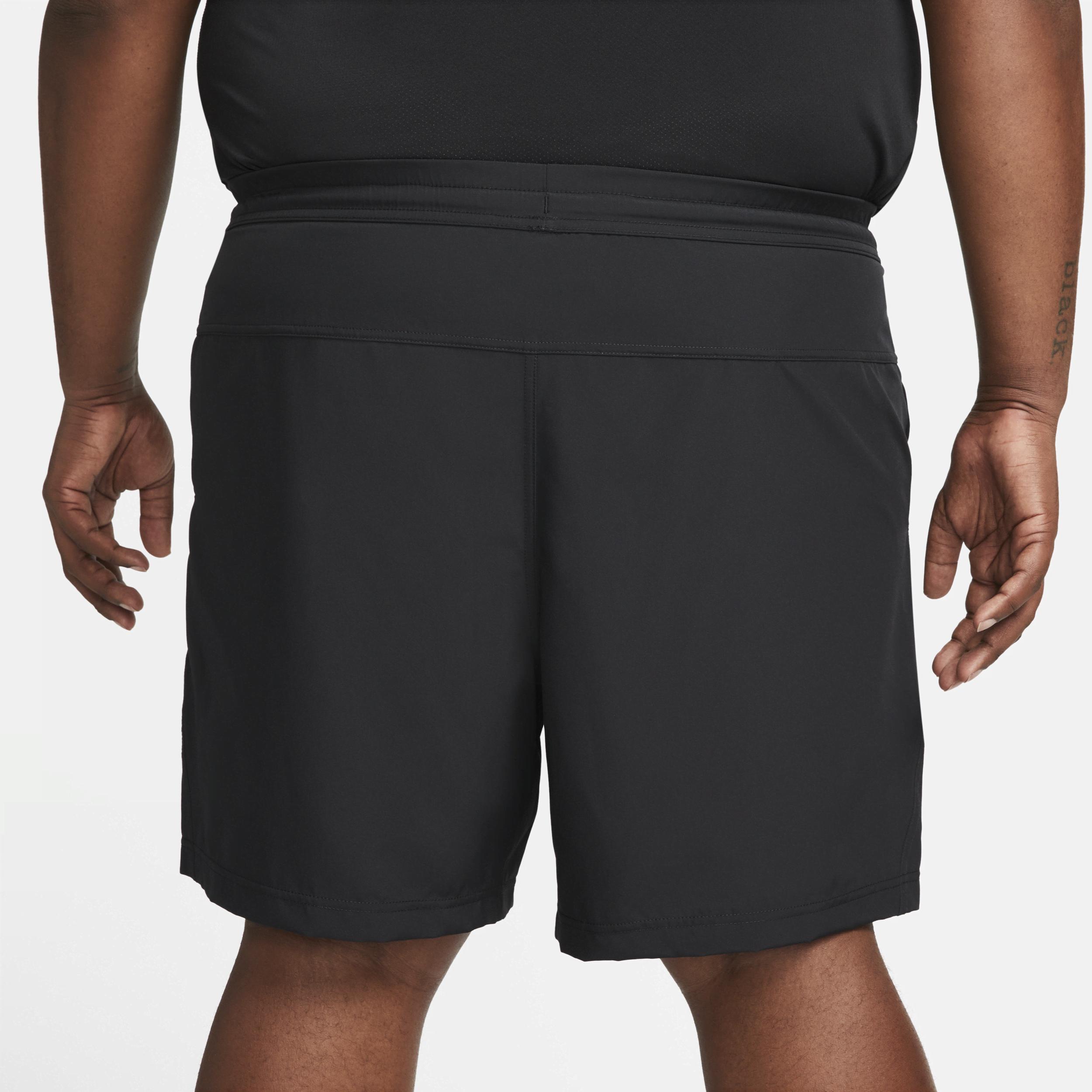 Mens Nike DriFit Form 7-in Unlined Woven Short, Men's, Size: XL, Black Product Image