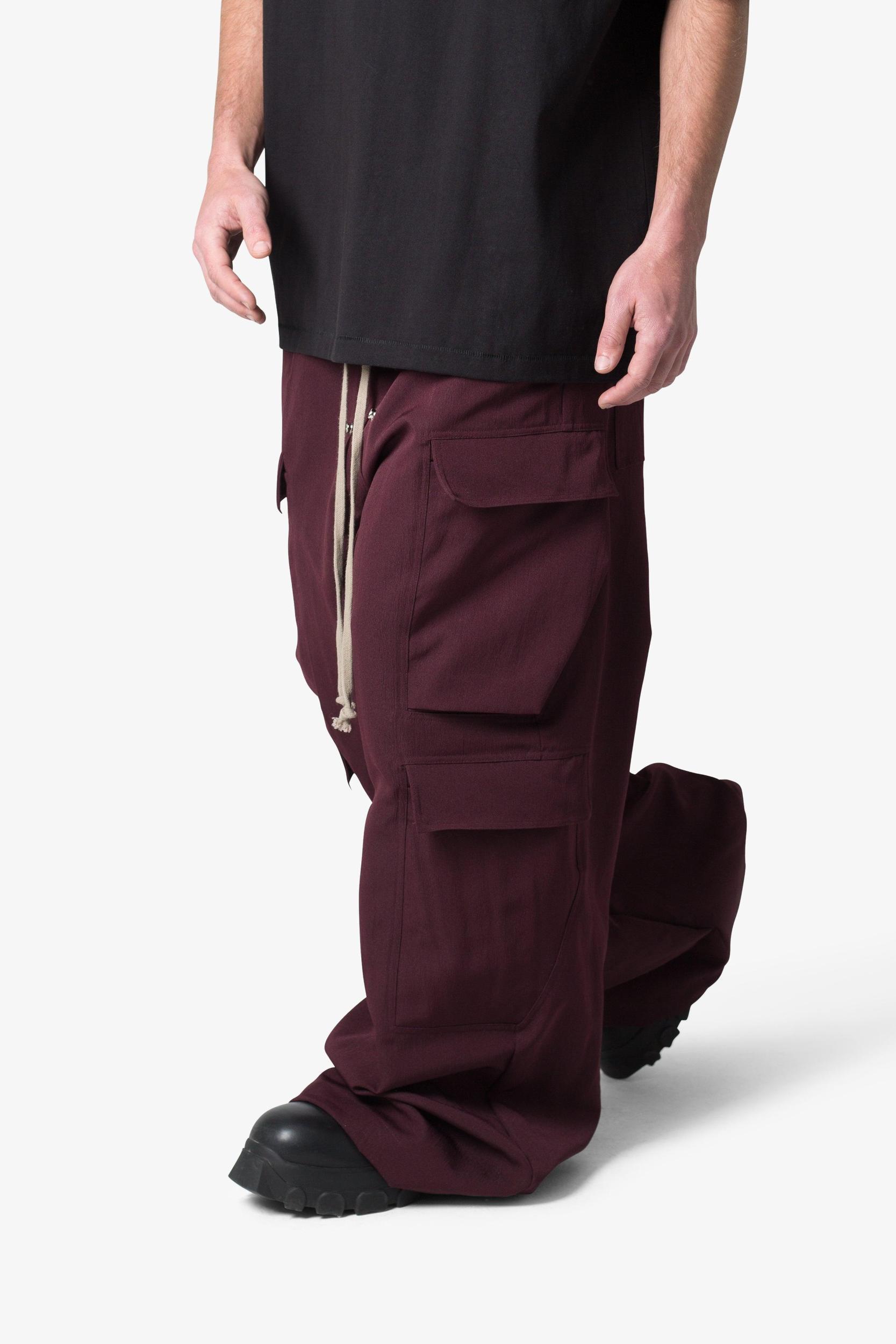Rave Double Cargo Pants - Plum Product Image