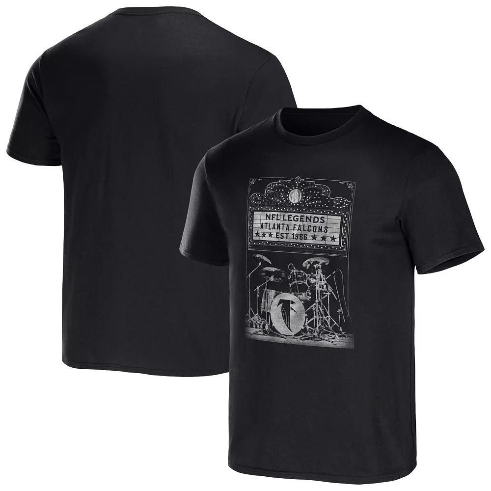 Men's NFL x Darius Rucker Collection by Fanatics Black Carolina Panthers Band T-Shirt, Size: Large Product Image