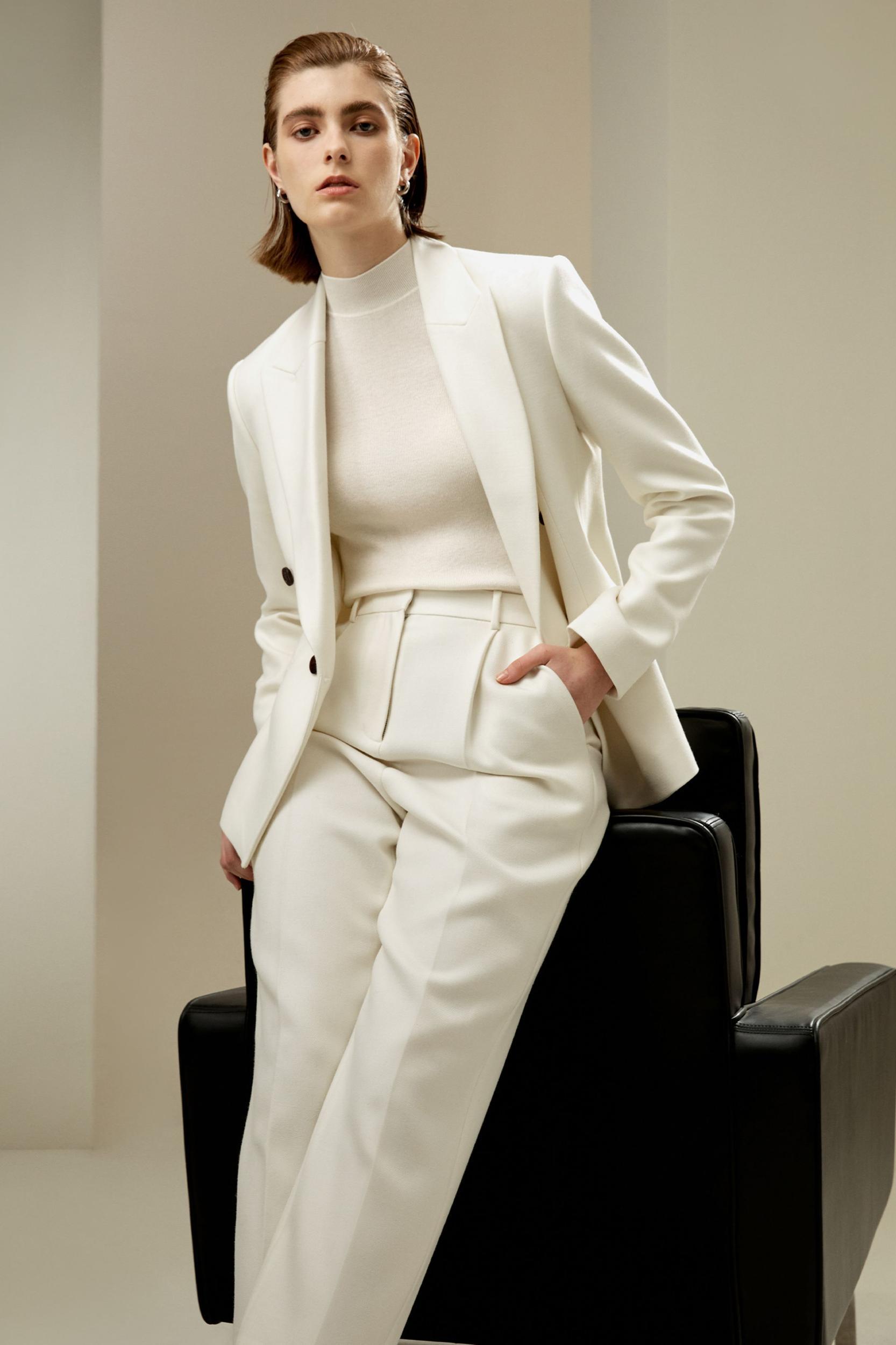 Medium Rise Business Trousers Product Image