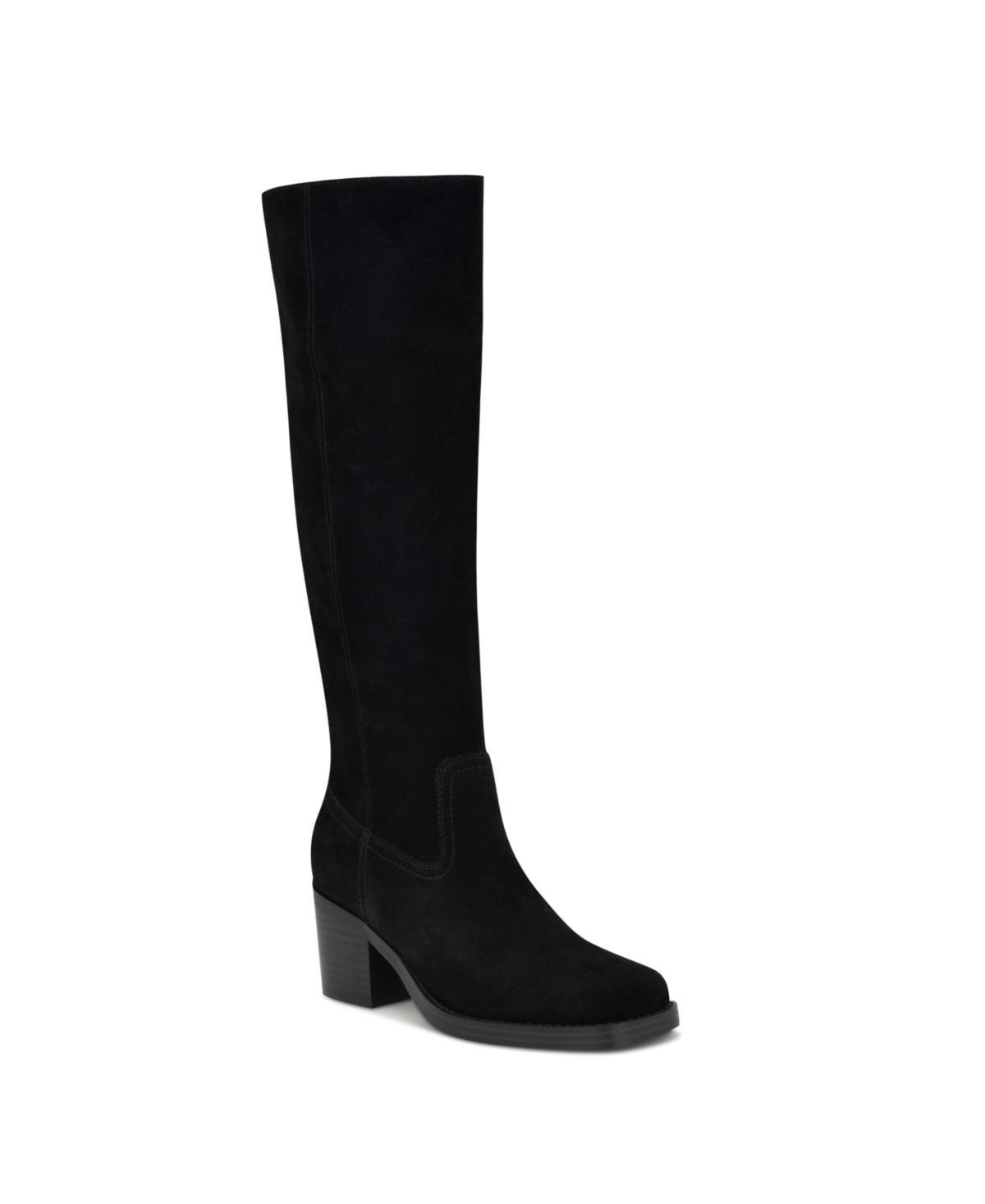 Nine West Danee Women's Suede Knee-High Boots, Size: 9.5, Black Suede Product Image