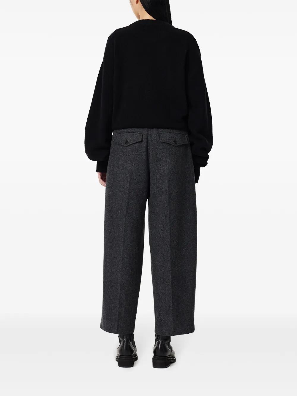 pintuck-detail trousers  Product Image