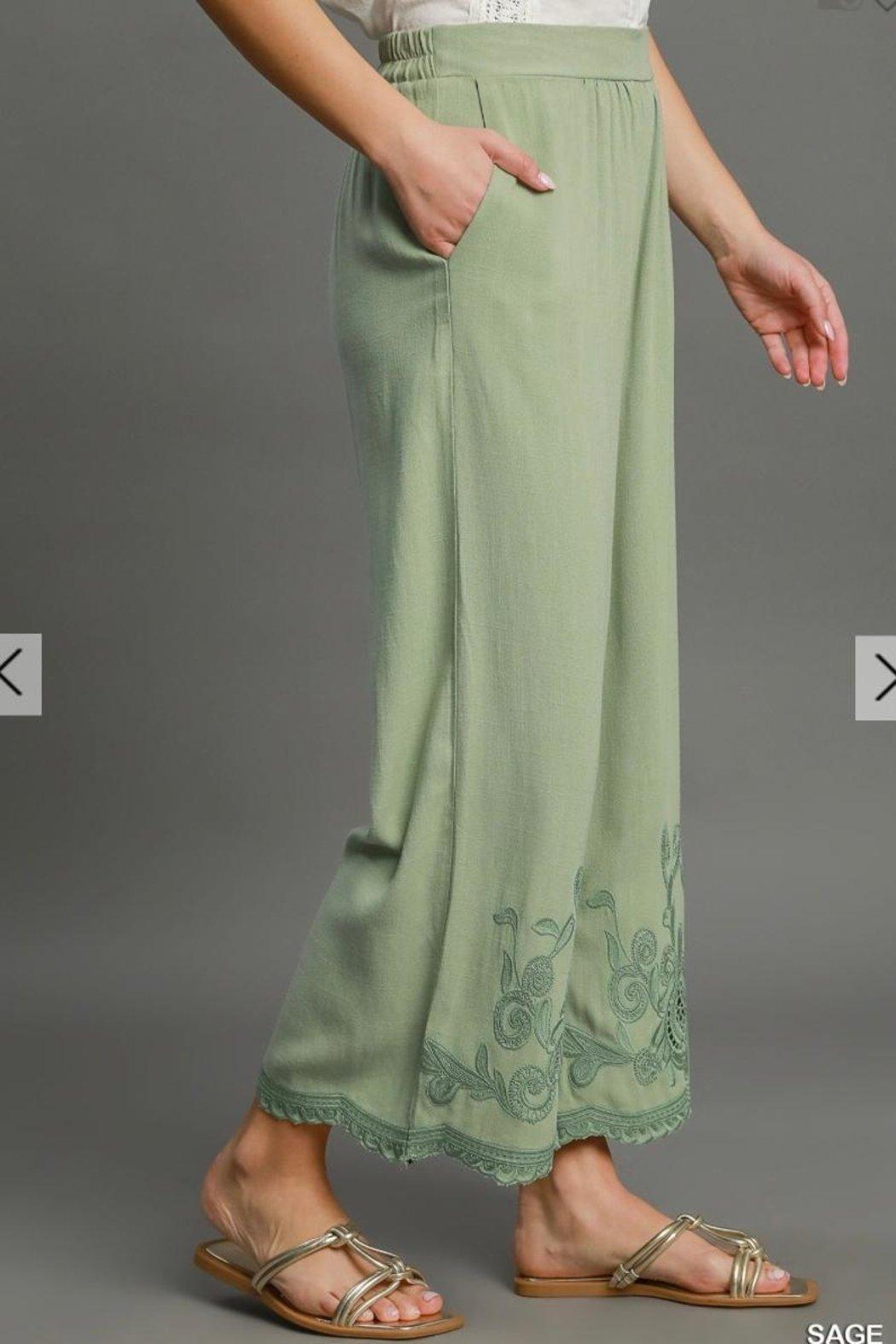 Pants, Embroidered Product Image