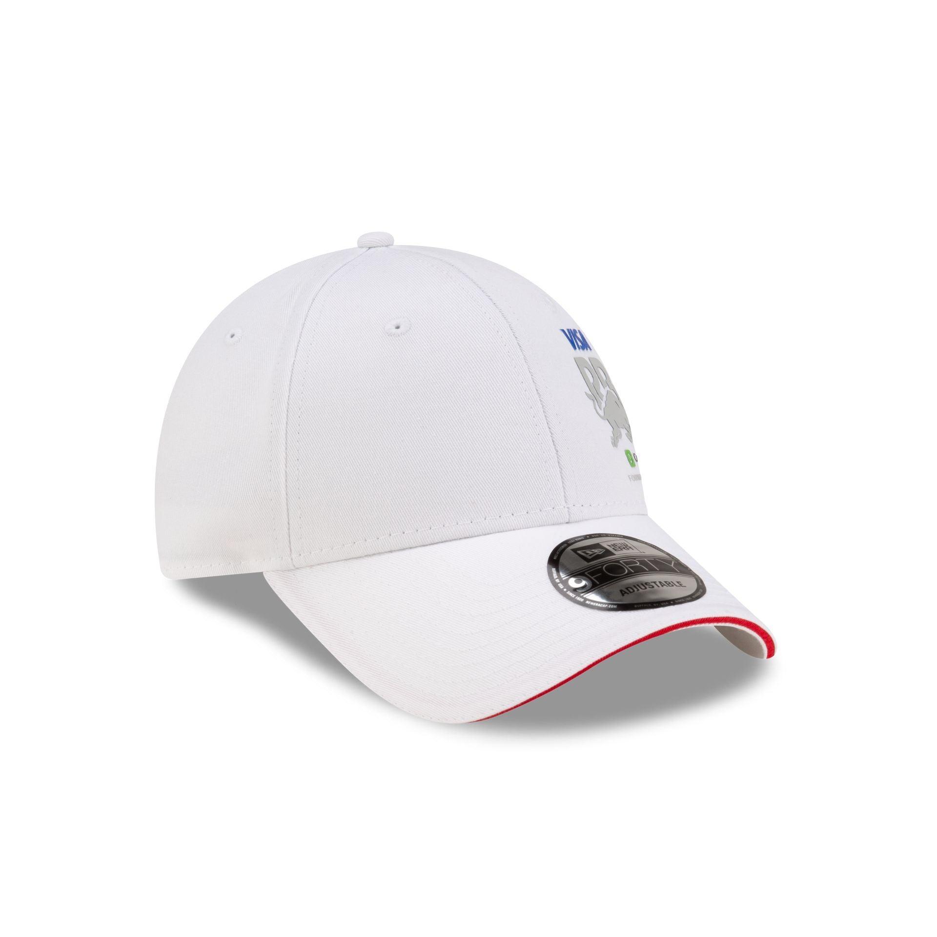 Visa Cash App Racing Bulls Flawless White 9FORTY Adjustable Hat Male Product Image