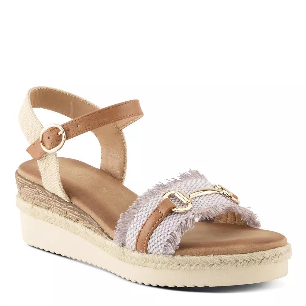 Patrizia Lemire Women's Wedge Sandals, Size: 38, Purple Product Image