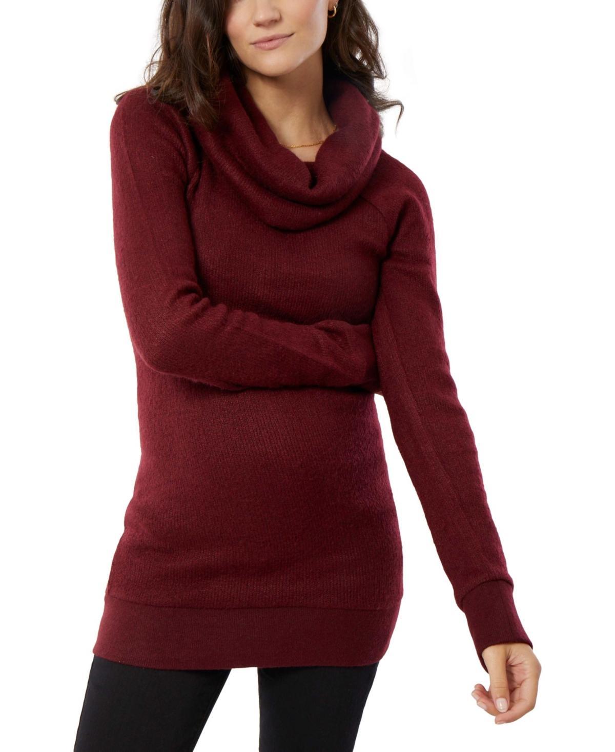 Ingrid & Isabel Maternity Cowl Neck Sweater Product Image