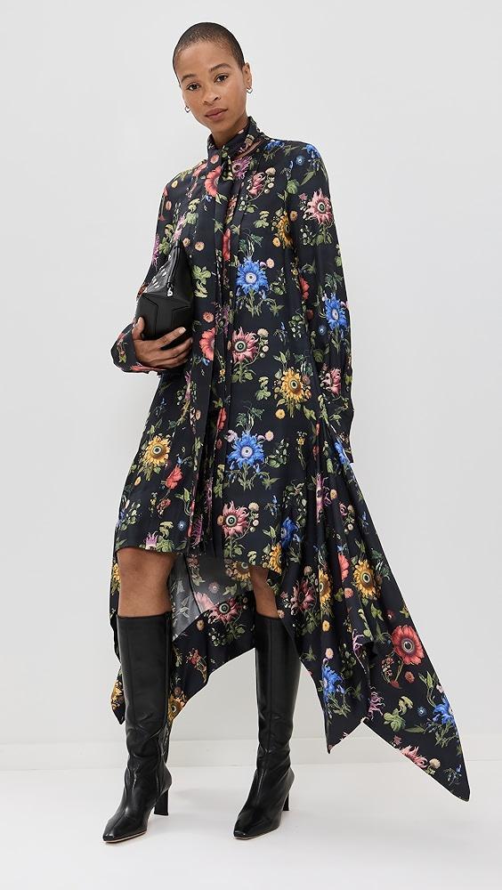 Monse Tie Neck Printed Dress | Shopbop Product Image