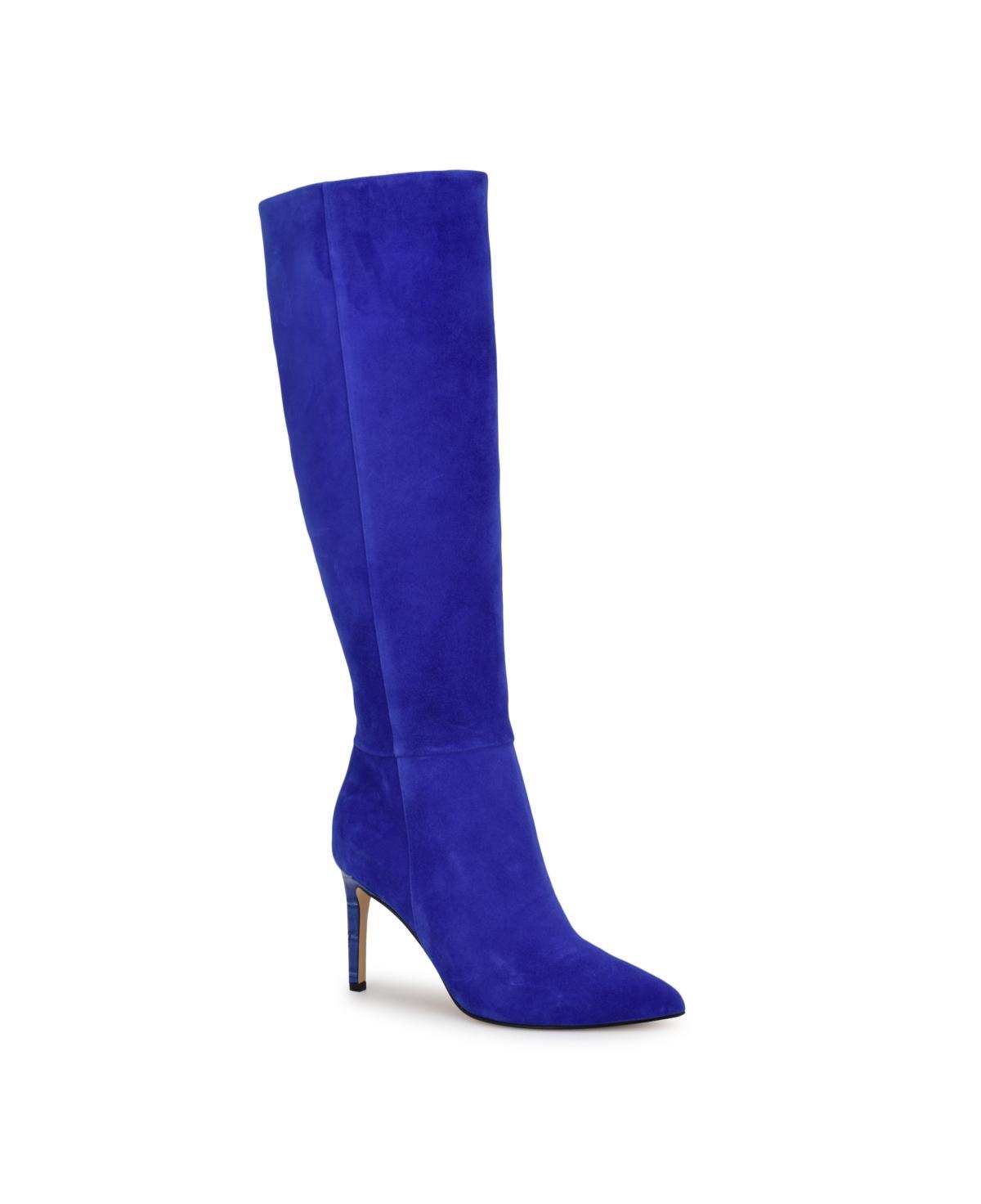 Nine West Richy Womens Leather Knee-High Boots Product Image