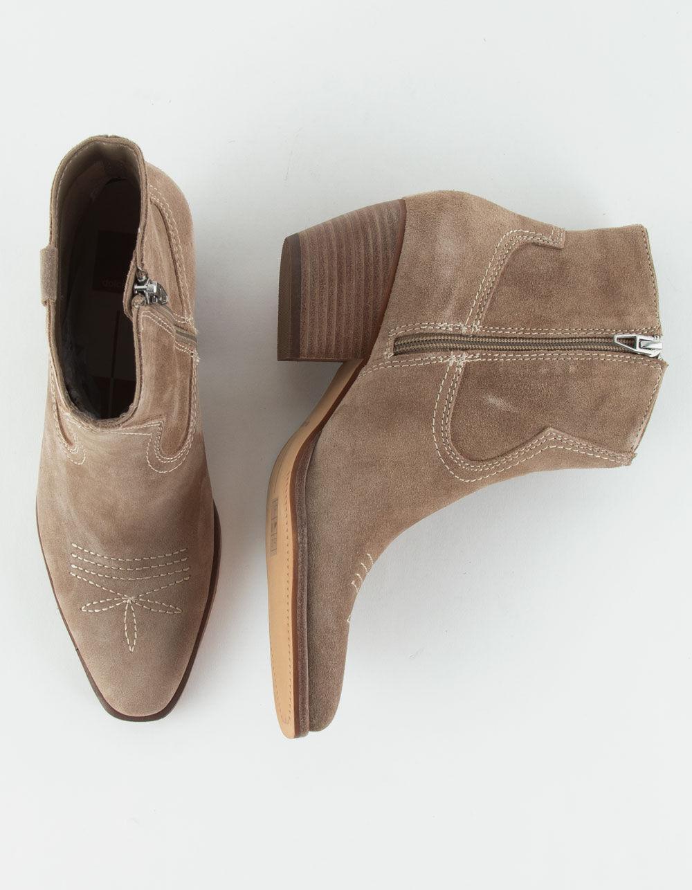 DOLCE VITA Silma Womens Western Booties - DK KHAKI Product Image