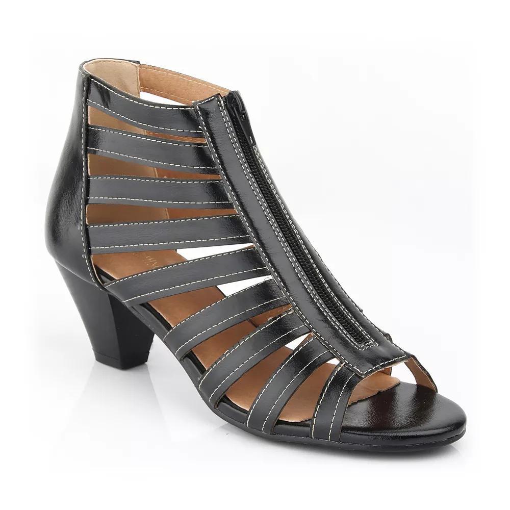 Henry Ferrera Women's Charm 2 Casual Comfort Dressy Sandals, Size: 11, Black Product Image