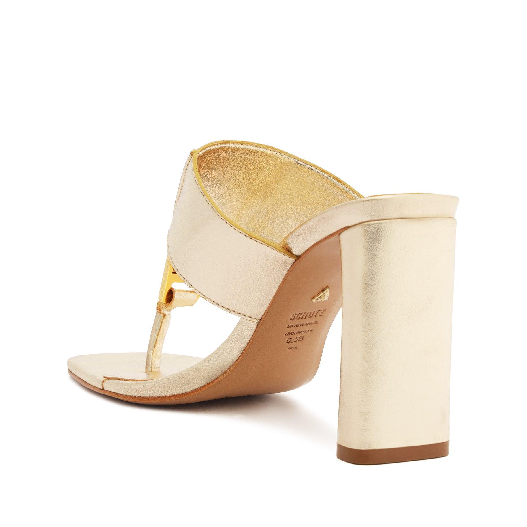 Salma Metallic Leather Sandal Product Image